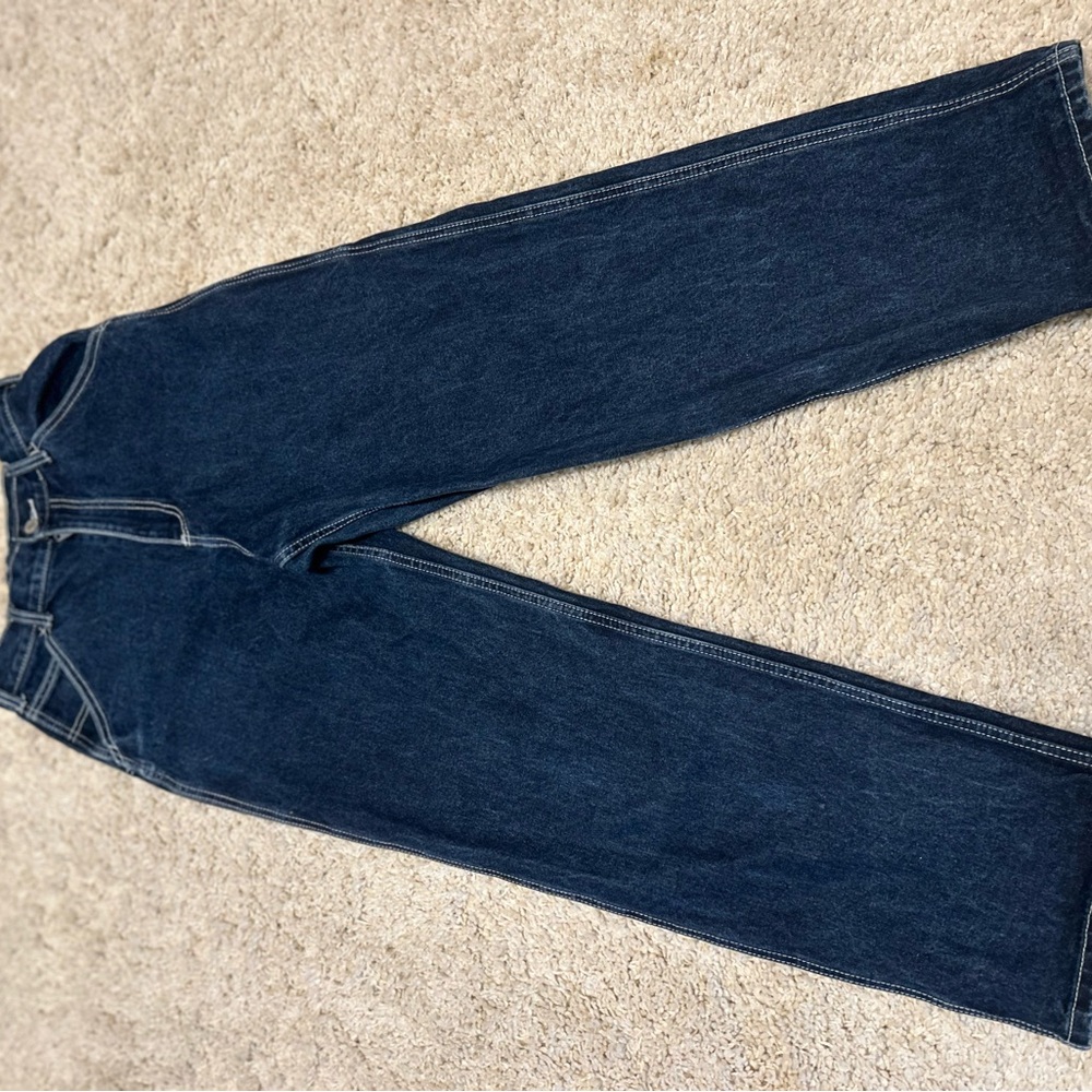 John Galt Denim Jeans with white stitching